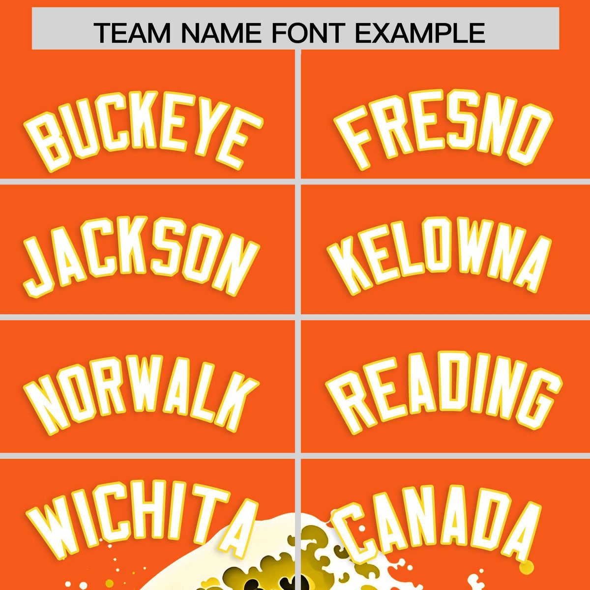 Custom Orange Wave Graffiti Pattern Authentic Baseball Jersey| KXKSHOP