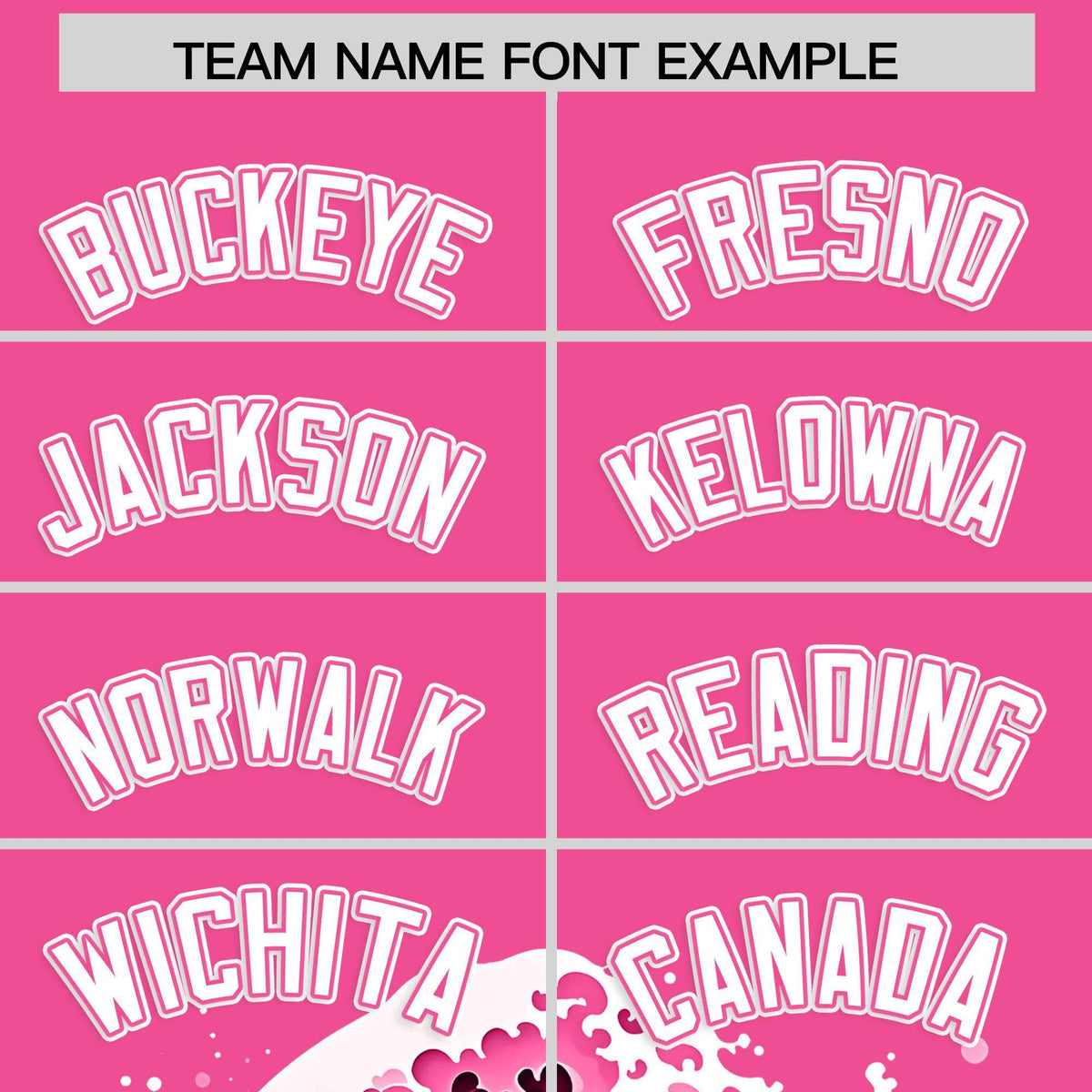 Custom Pink Wave Graffiti Pattern Authentic Baseball Jersey| KXKSHOP