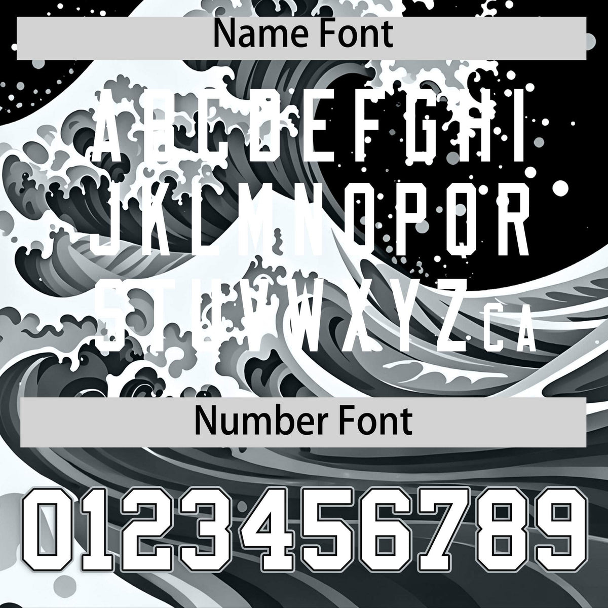 Custom Black Wave Graffiti Pattern Authentic Baseball Jersey| KXKSHOP