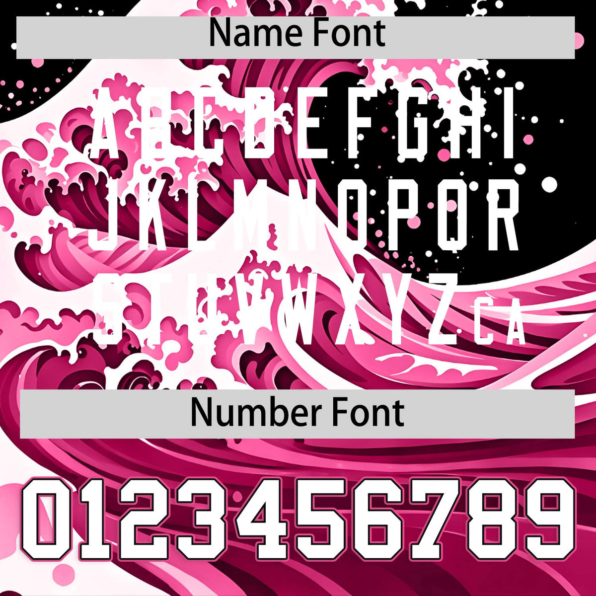 Custom Black Wave Graffiti Pattern Authentic Baseball Jersey| KXKSHOP