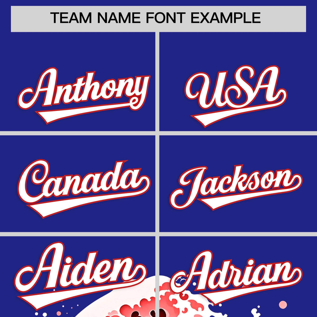 Custom Royal Wave Graffiti Pattern Authentic Baseball Jersey| KXKSHOP