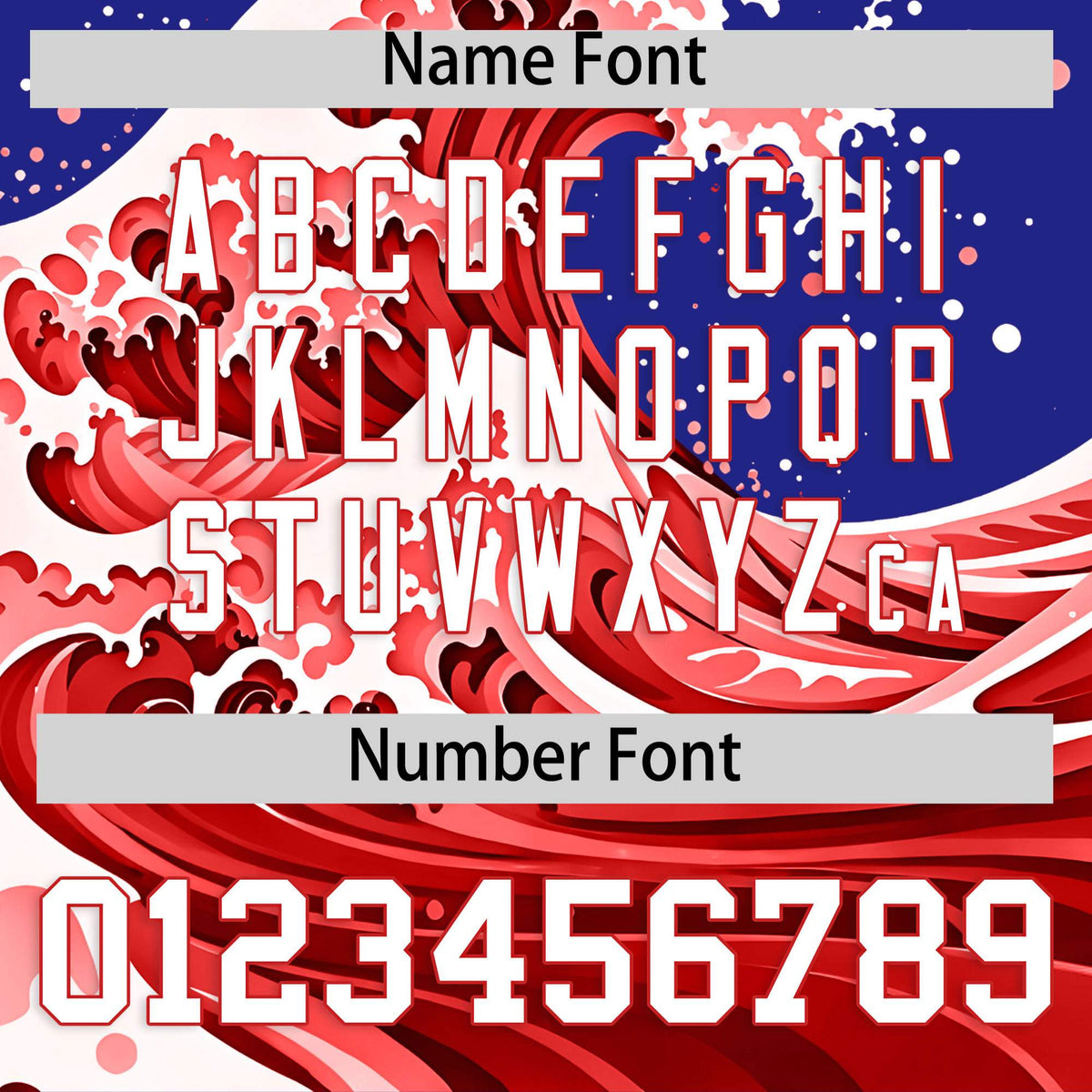 Custom Royal Wave Graffiti Pattern Authentic Baseball Jersey| KXKSHOP