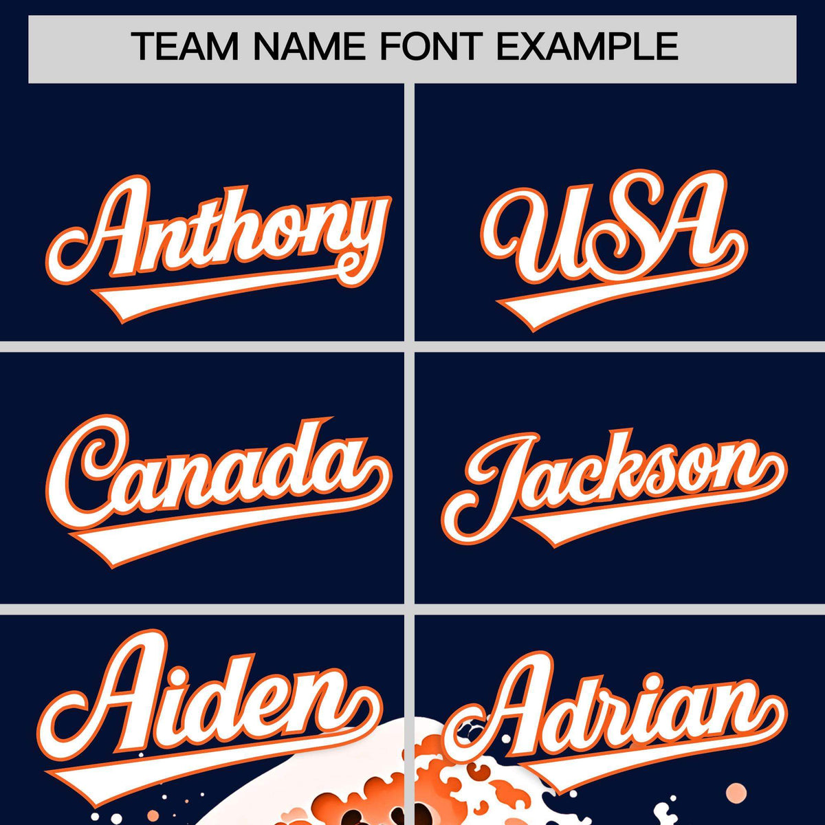 Custom Navy Wave Graffiti Pattern Authentic Baseball Jersey| KXKSHOP