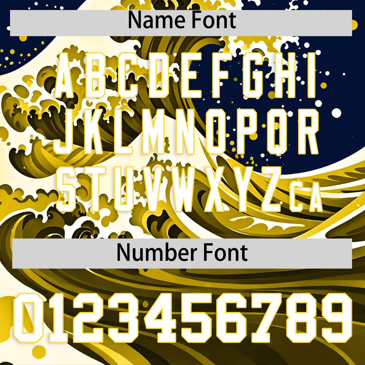 Custom Navy Wave Graffiti Pattern Authentic Baseball Jersey| KXKSHOP