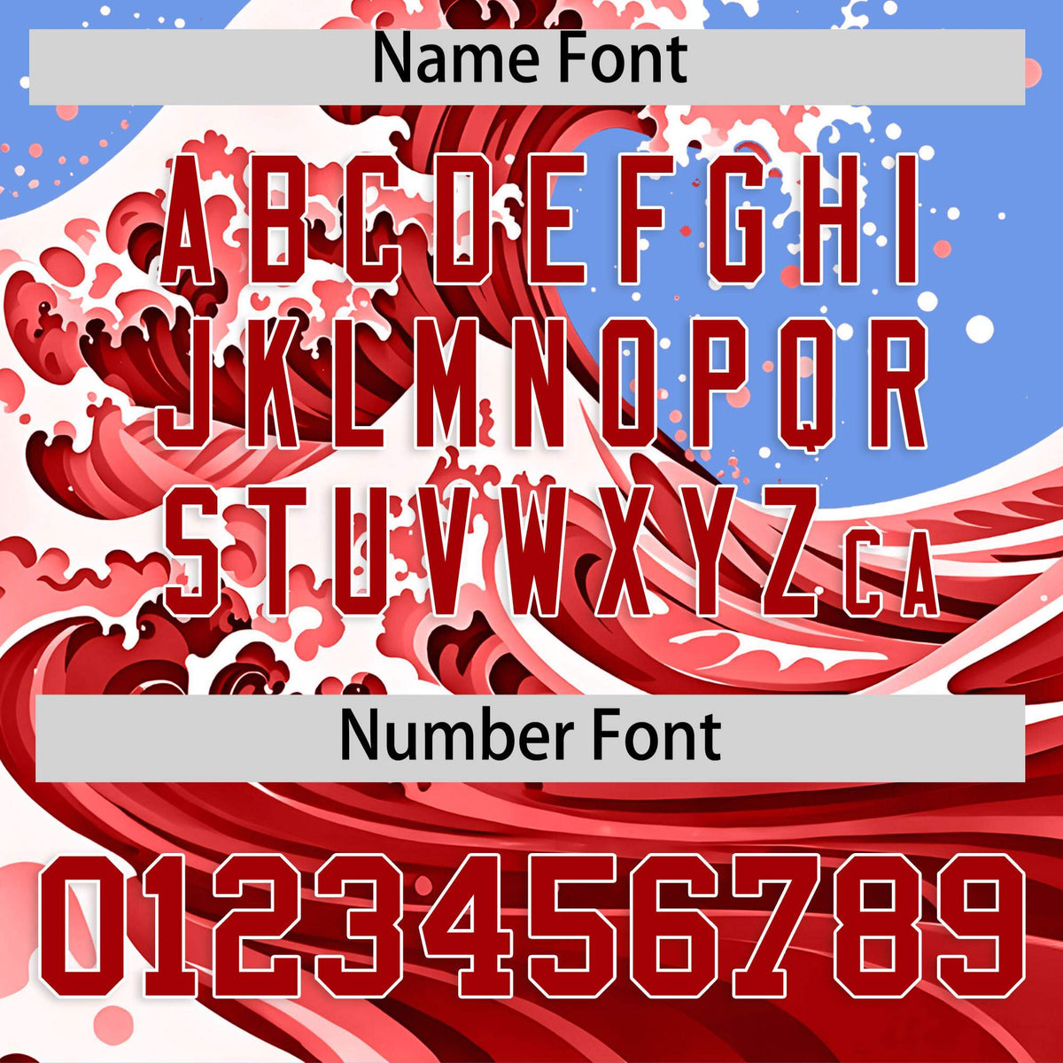 Custom Light Blue Wave Graffiti Pattern Authentic Baseball Jersey| KXKSHOP