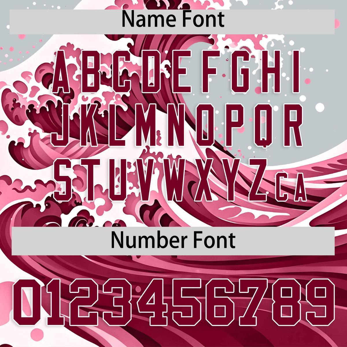 Custom Silver Wave Graffiti Pattern Authentic Baseball Jersey| KXKSHOP