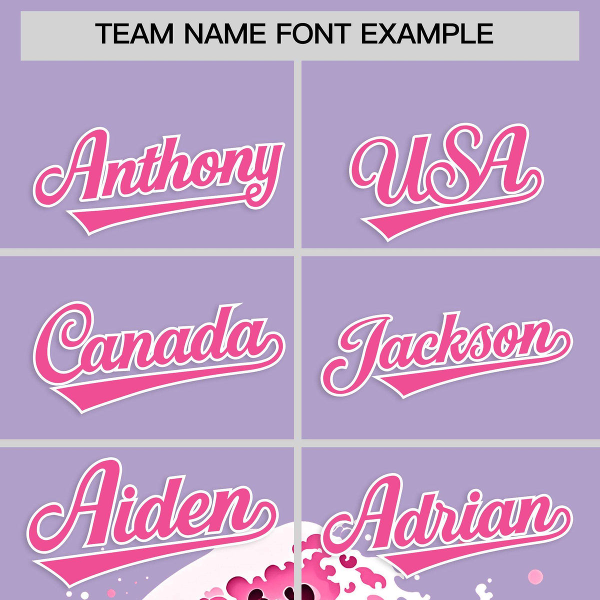 Custom Light Purple Wave Graffiti Pattern Authentic Baseball Jersey| KXKSHOP