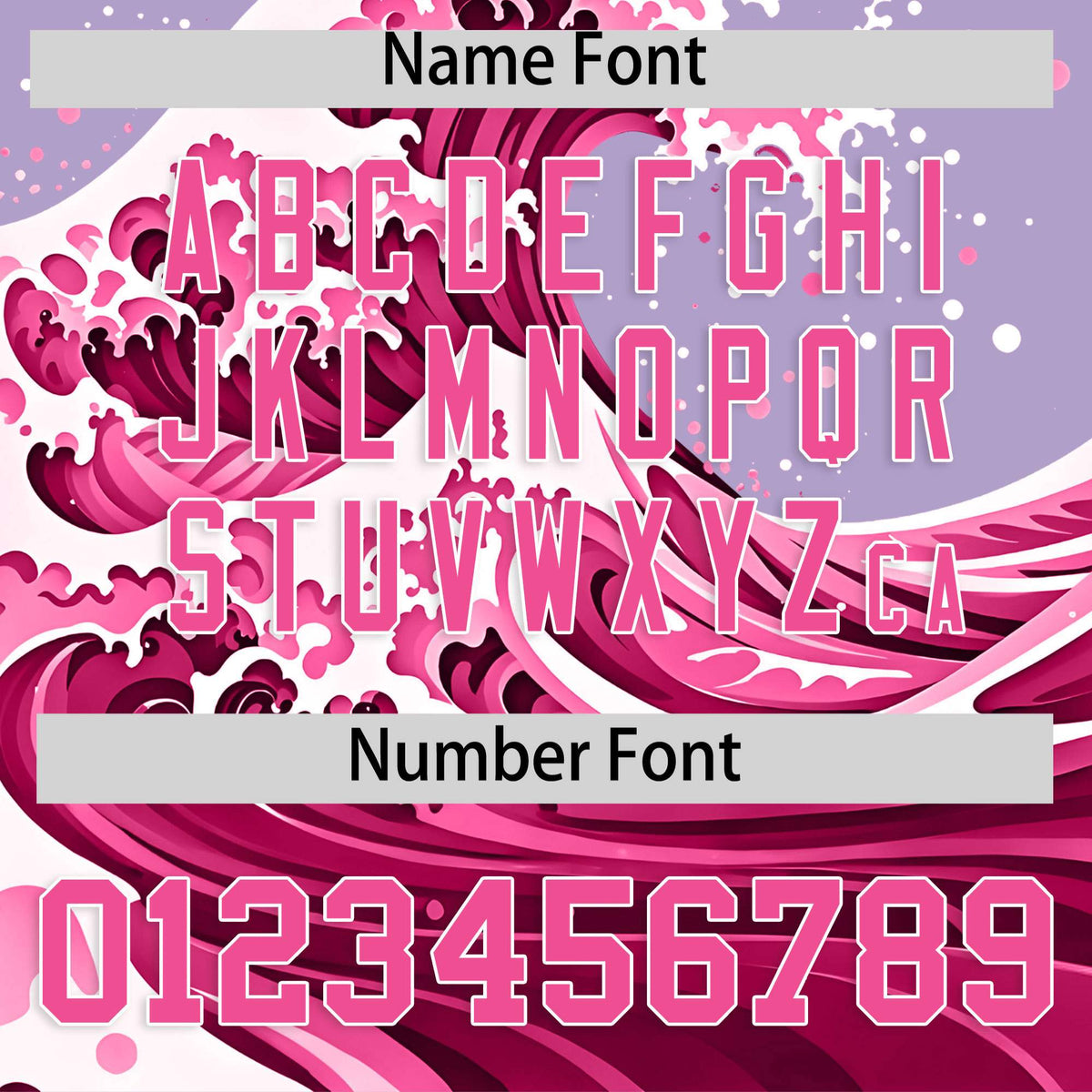 Custom Light Purple Wave Graffiti Pattern Authentic Baseball Jersey| KXKSHOP