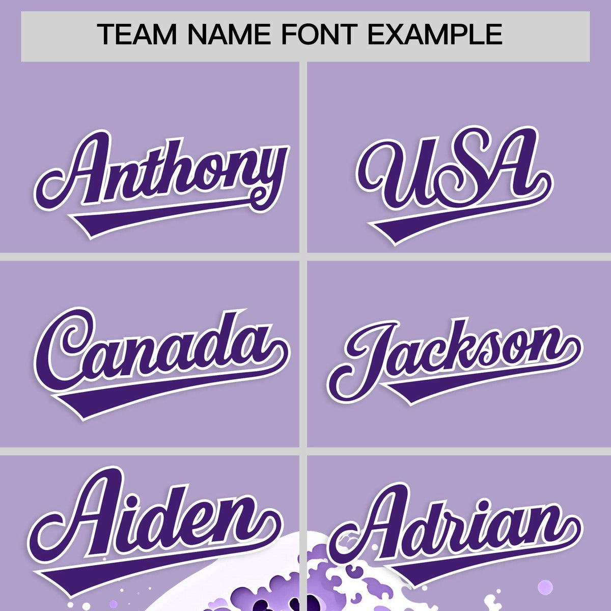 Custom Light Purple Wave Graffiti Pattern Authentic Baseball Jersey| KXKSHOP