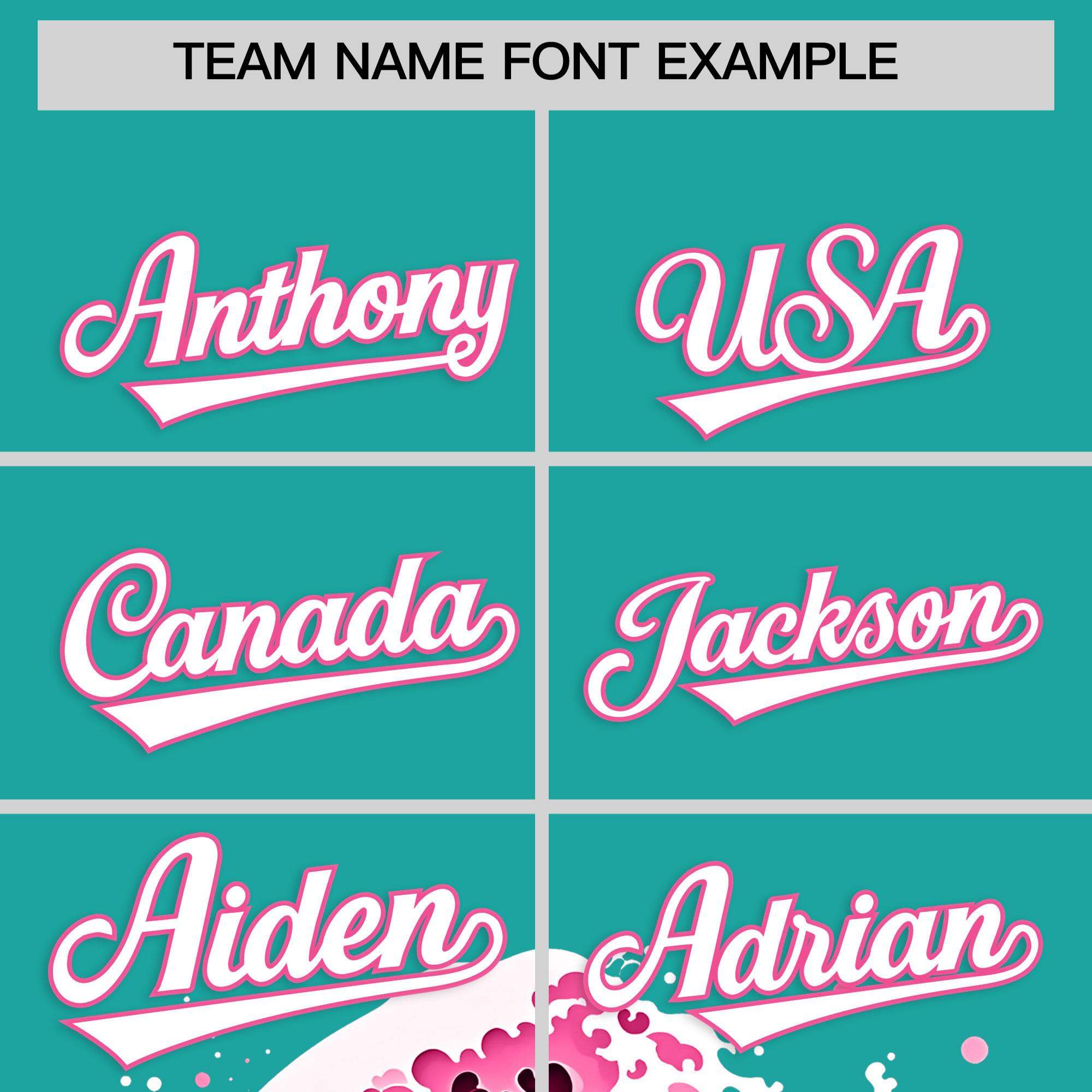 Custom Aqua Wave Graffiti Pattern Authentic Baseball Jersey| KXKSHOP