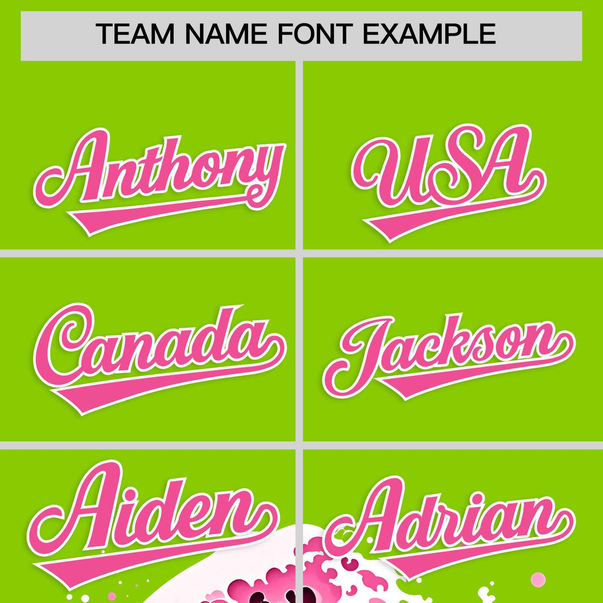 Custom Neon Green Wave Graffiti Pattern Authentic Baseball Jersey| KXKSHOP