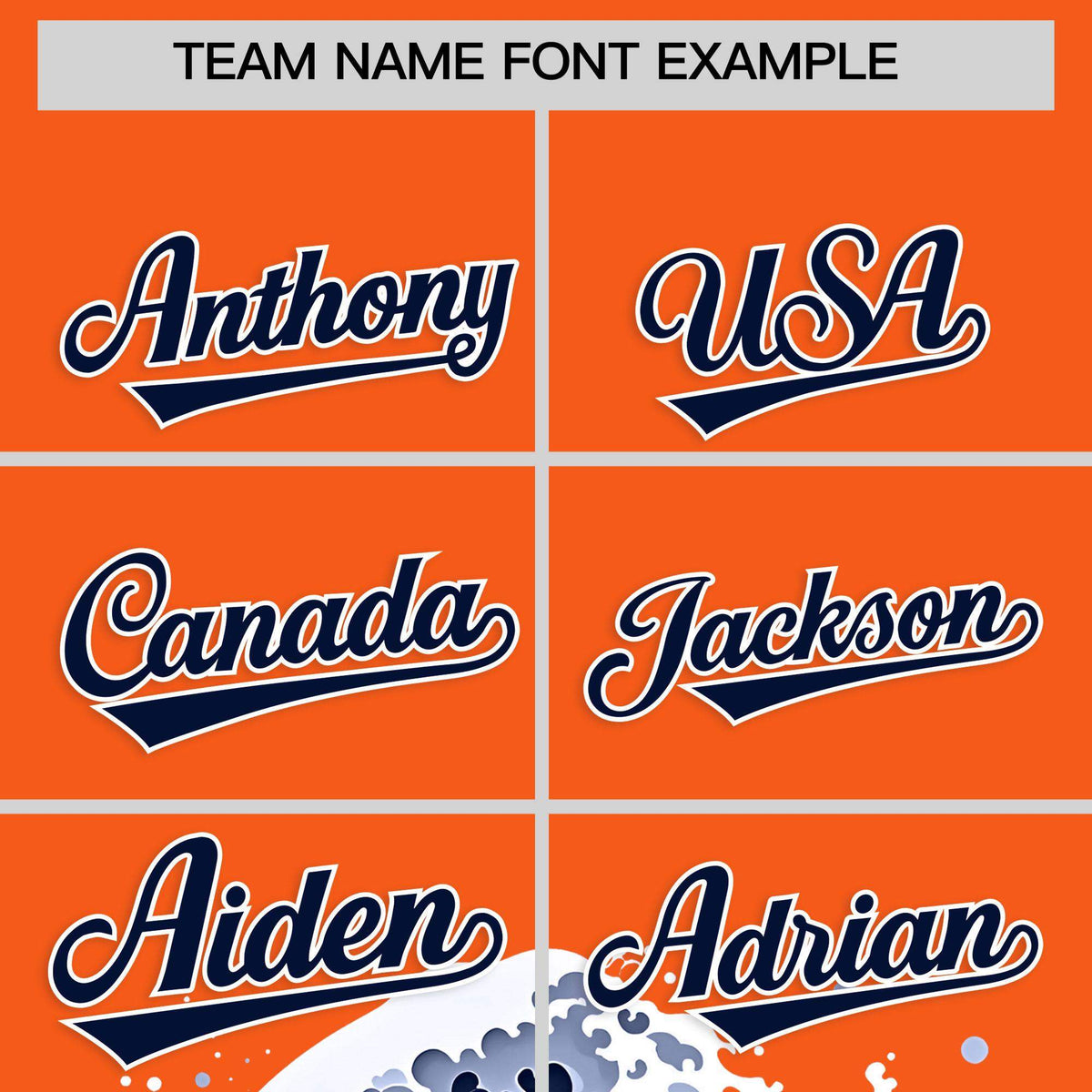 Custom Orange Wave Graffiti Pattern Authentic Baseball Jersey| KXKSHOP