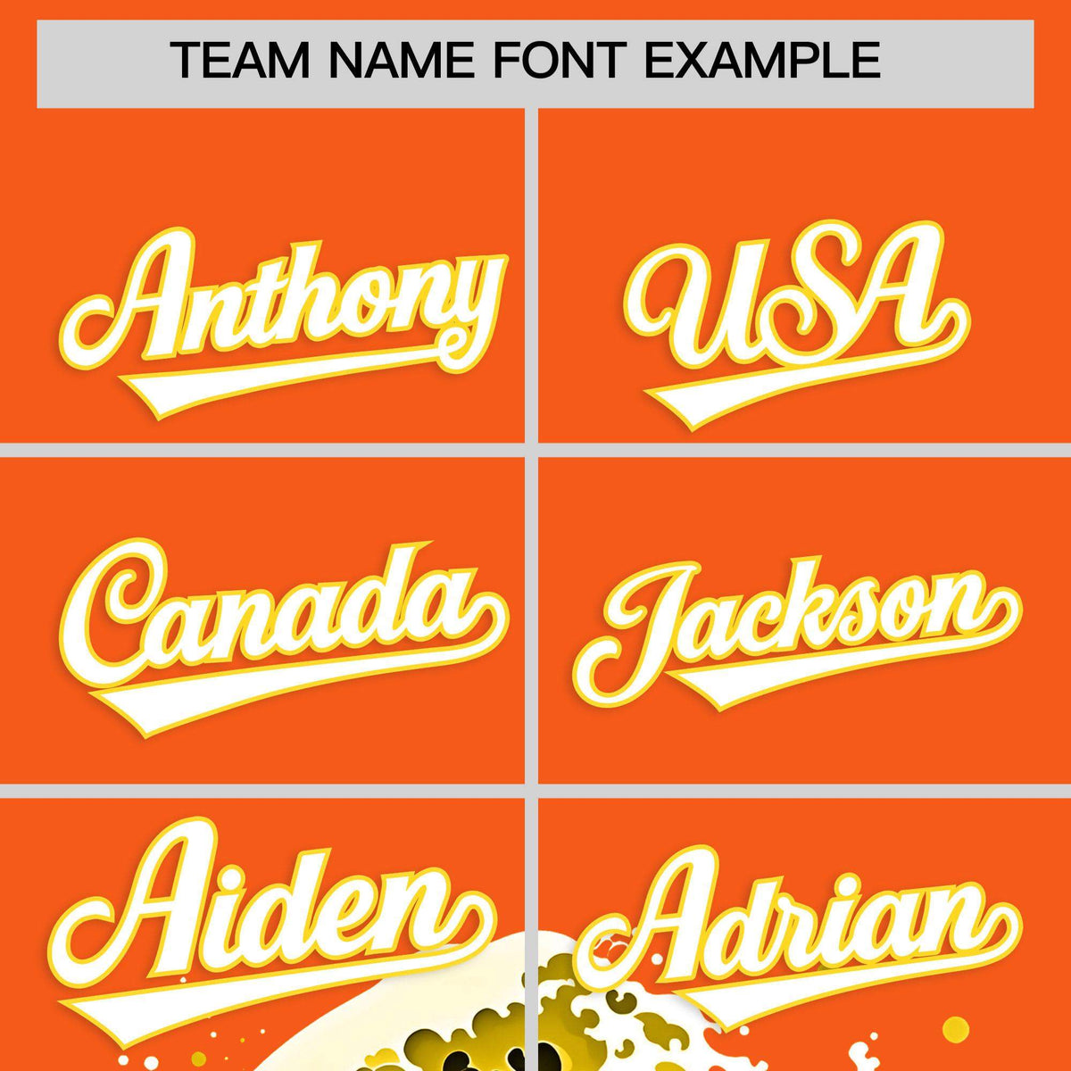 Custom Orange Wave Graffiti Pattern Authentic Baseball Jersey| KXKSHOP