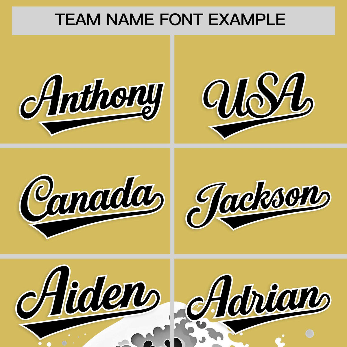 Custom Old Gold Wave Graffiti Pattern Authentic Baseball Jersey| KXKSHOP