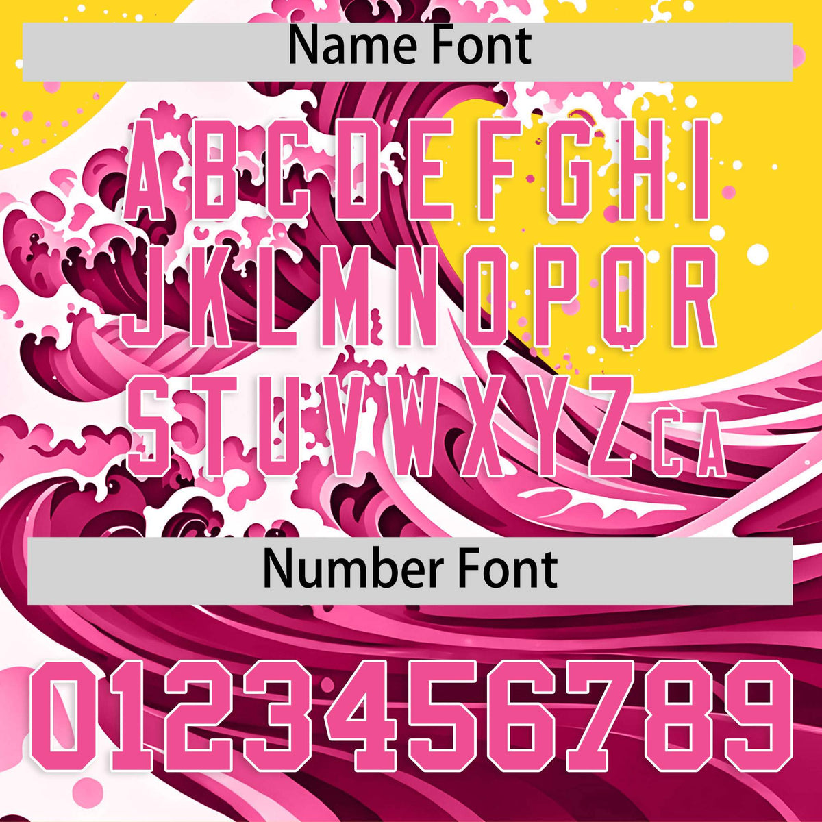 Custom Gold Wave Graffiti Pattern Authentic Baseball Jersey| KXKSHOP