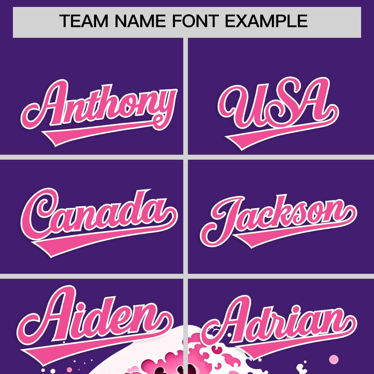 Custom Purple Wave Graffiti Pattern Authentic Baseball Jersey| KXKSHOP