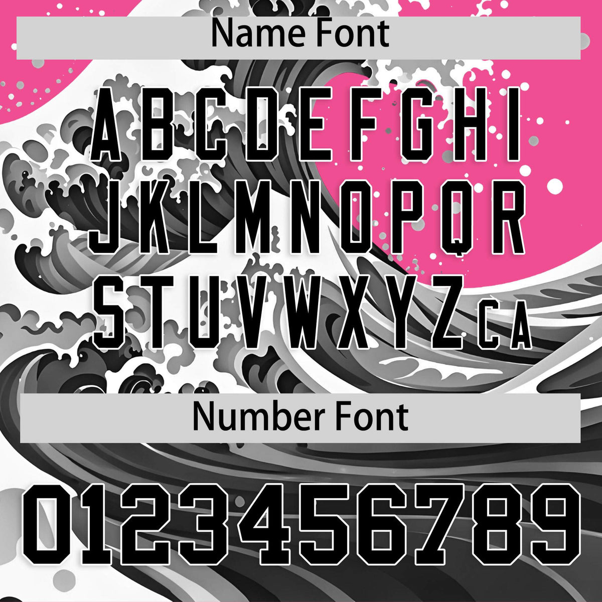 Custom Pink Wave Graffiti Pattern Authentic Baseball Jersey| KXKSHOP