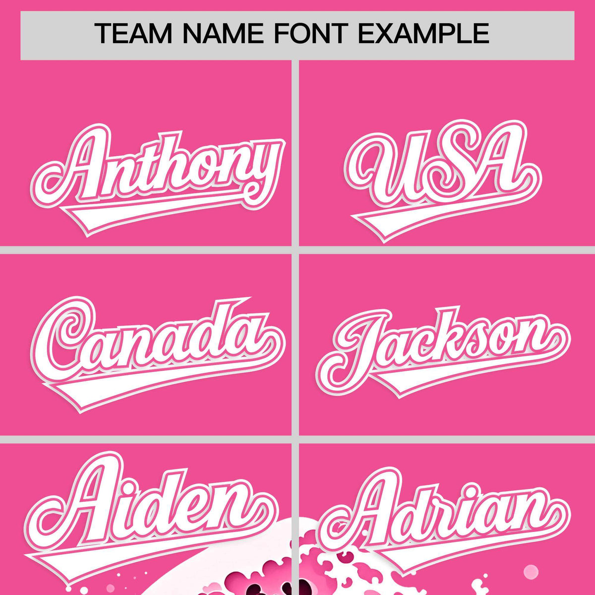 Custom Pink Wave Graffiti Pattern Authentic Baseball Jersey| KXKSHOP