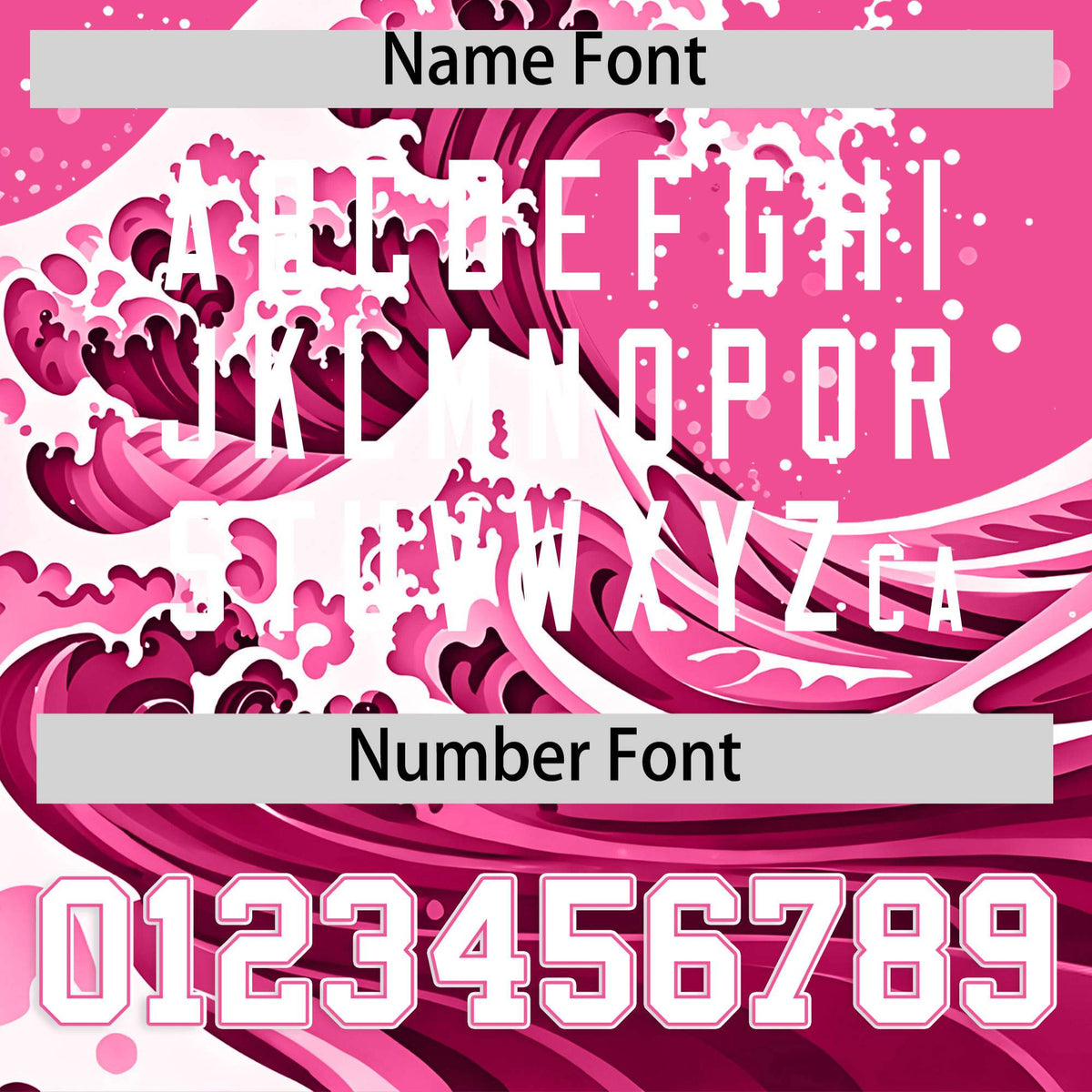 Custom Pink Wave Graffiti Pattern Authentic Baseball Jersey| KXKSHOP