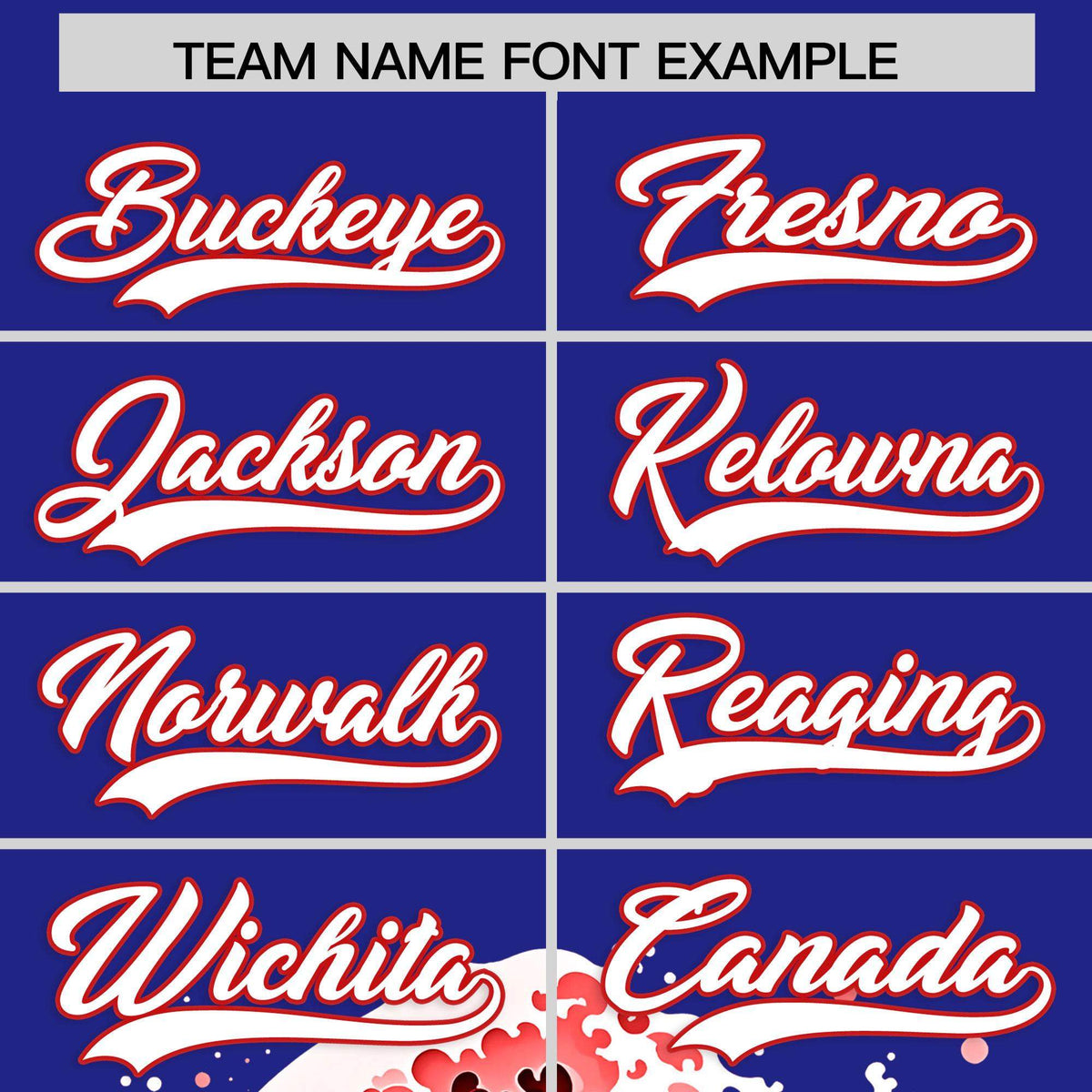 Custom Royal Wave Graffiti Pattern Authentic Baseball Jersey| KXKSHOP