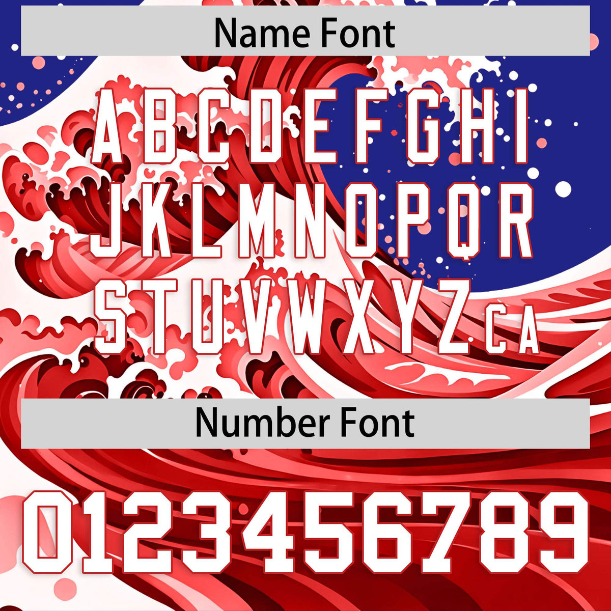 Custom Royal Wave Graffiti Pattern Authentic Baseball Jersey| KXKSHOP