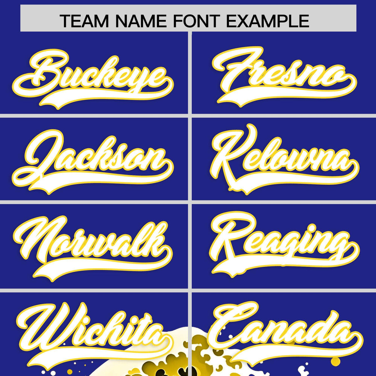 Custom Royal Wave Graffiti Pattern Authentic Baseball Jersey| KXKSHOP