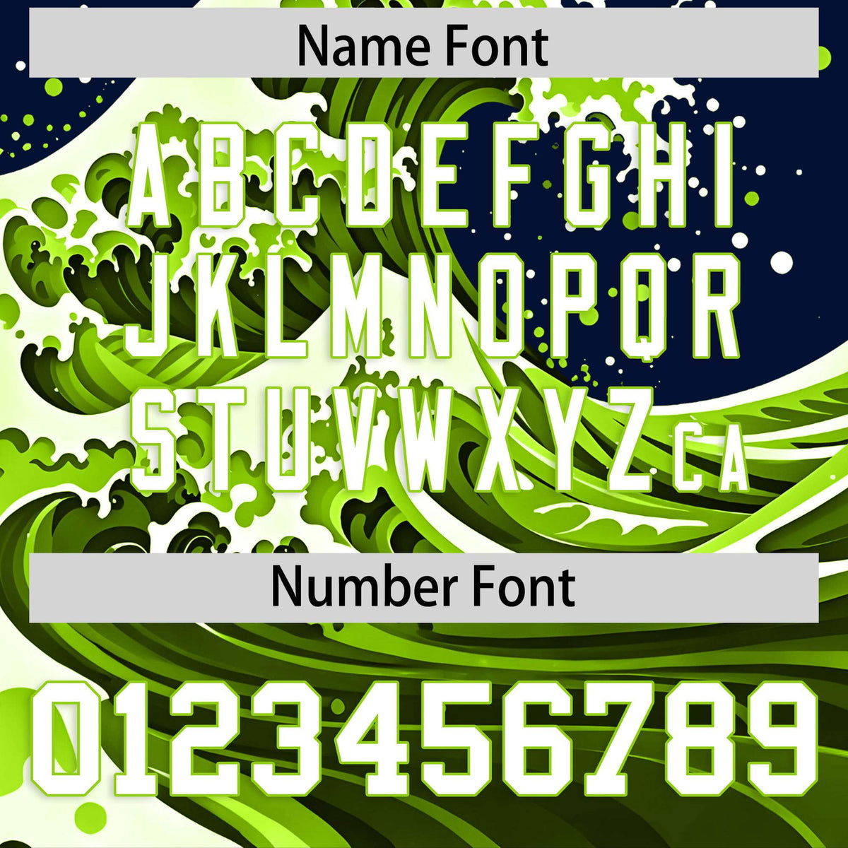 Custom Navy Wave Graffiti Pattern Authentic Baseball Jersey| KXKSHOP