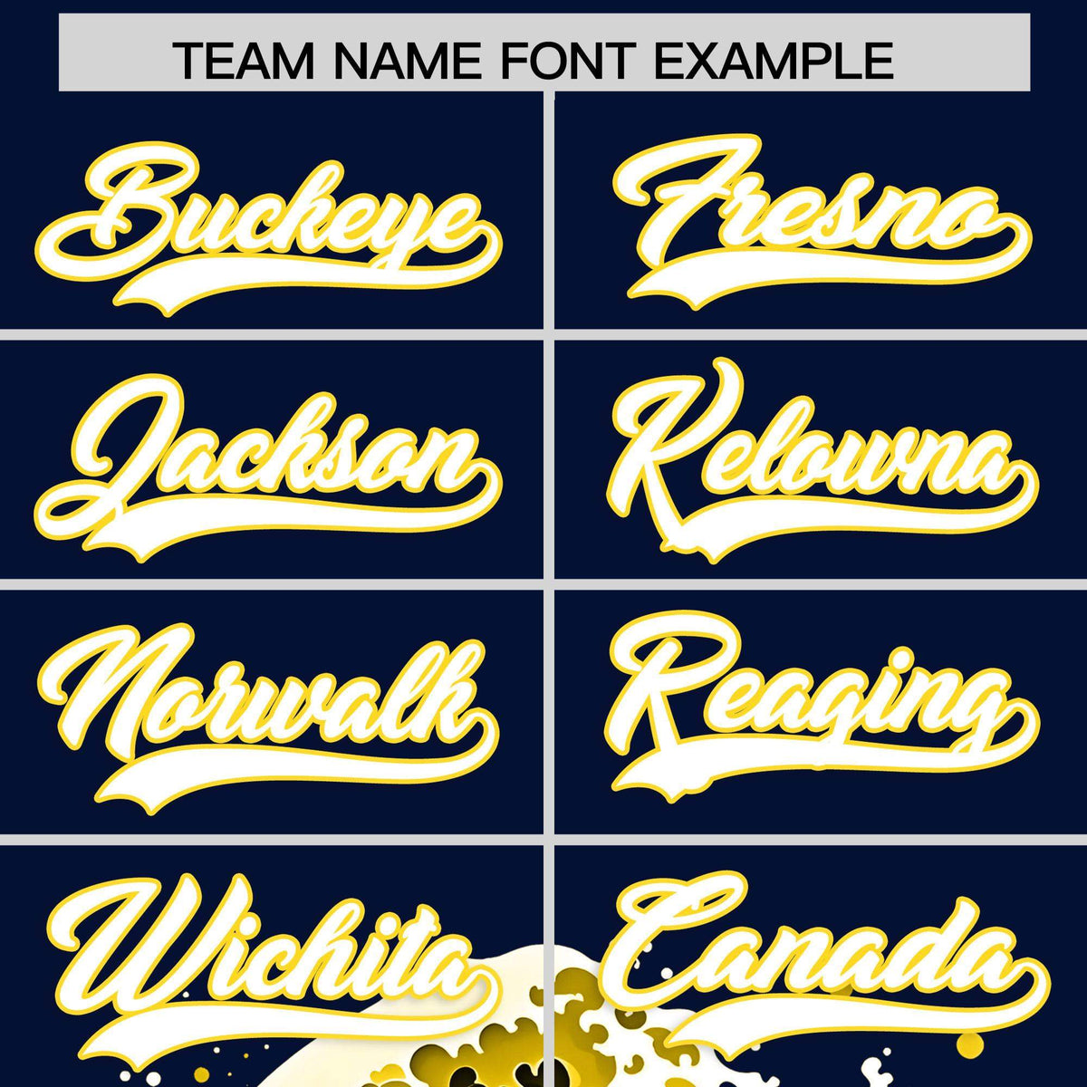 Custom Navy Wave Graffiti Pattern Authentic Baseball Jersey| KXKSHOP