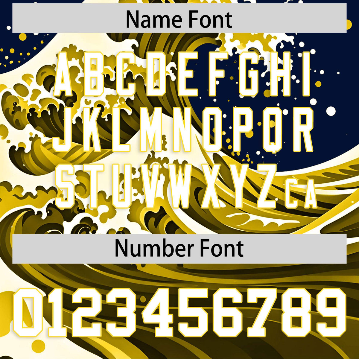 Custom Navy Wave Graffiti Pattern Authentic Baseball Jersey| KXKSHOP