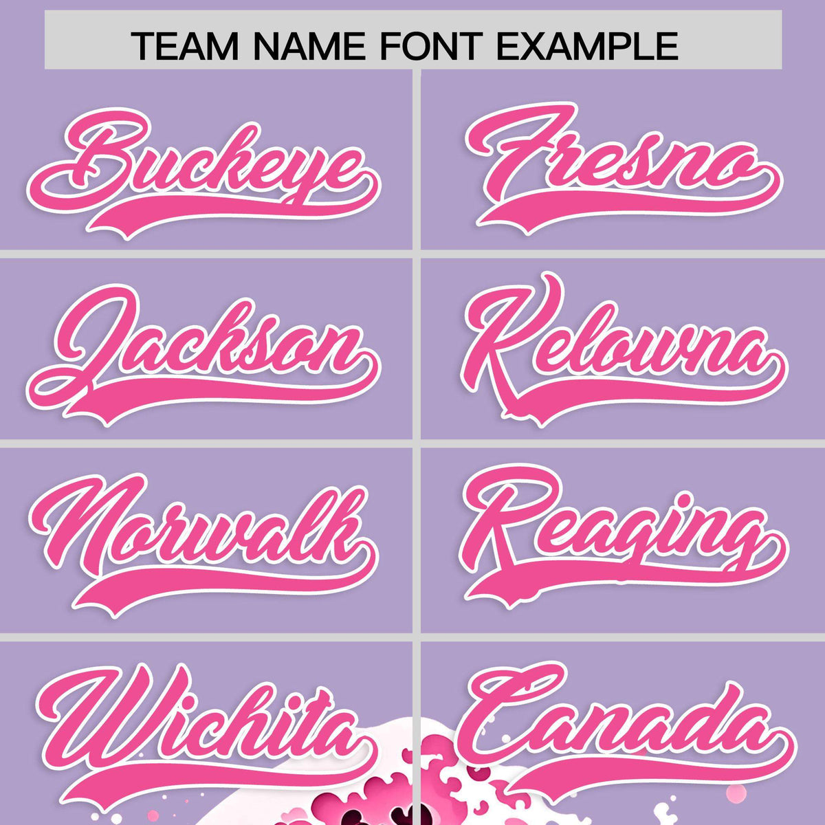 Custom Light Purple Wave Graffiti Pattern Authentic Baseball Jersey| KXKSHOP