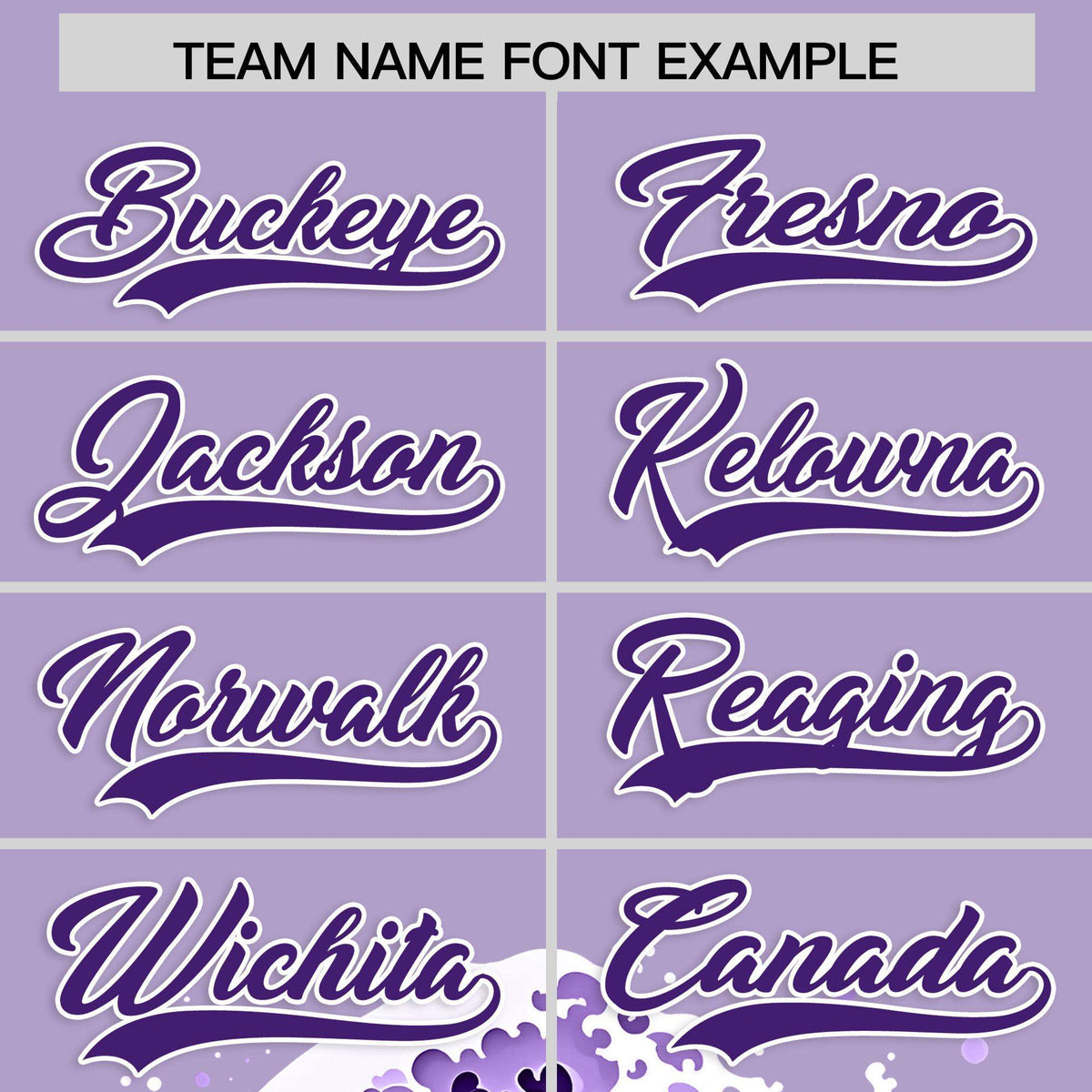 Custom Light Purple Wave Graffiti Pattern Authentic Baseball Jersey| KXKSHOP