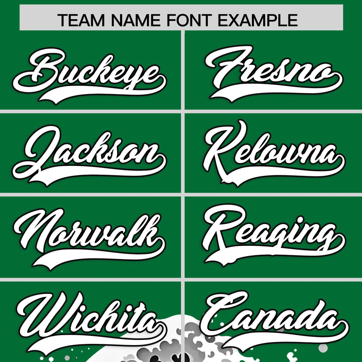 Custom Kelly Green Wave Graffiti Pattern Authentic Baseball Jersey| KXKSHOP