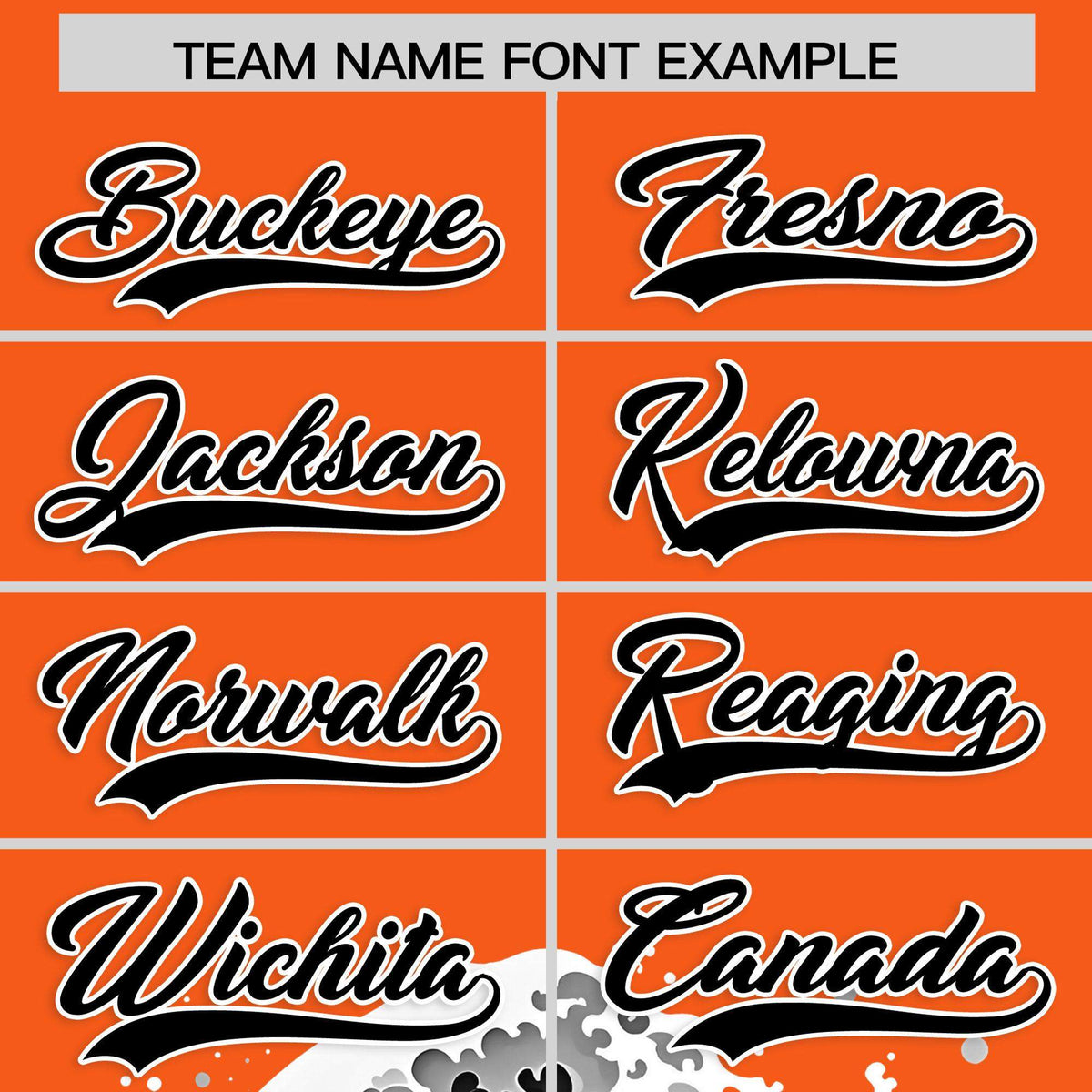 Custom Orange Wave Graffiti Pattern Authentic Baseball Jersey| KXKSHOP