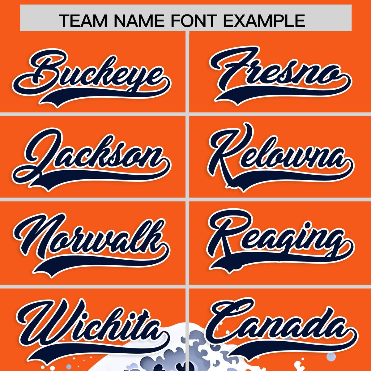 Custom Orange Wave Graffiti Pattern Authentic Baseball Jersey| KXKSHOP