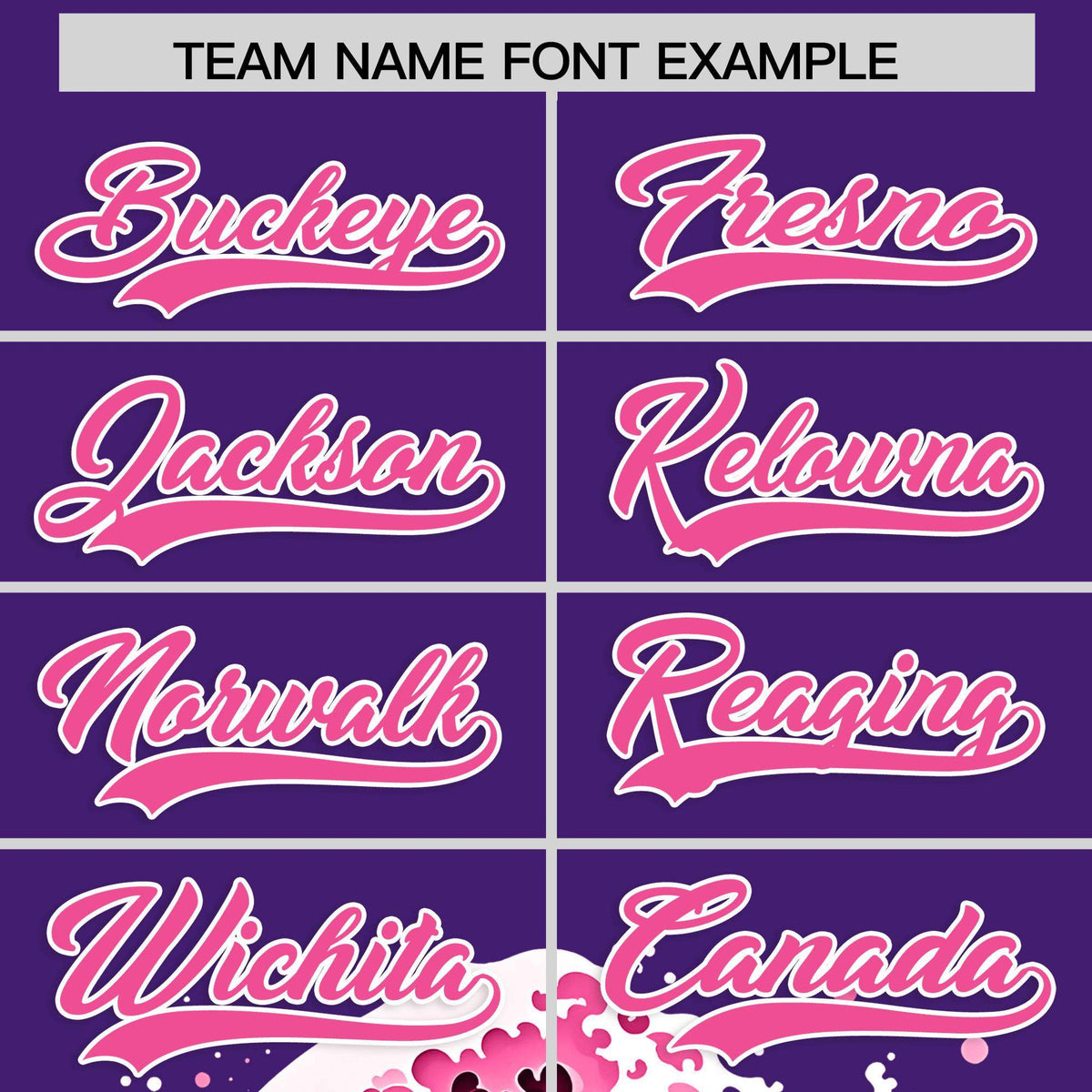 Custom Purple Wave Graffiti Pattern Authentic Baseball Jersey| KXKSHOP