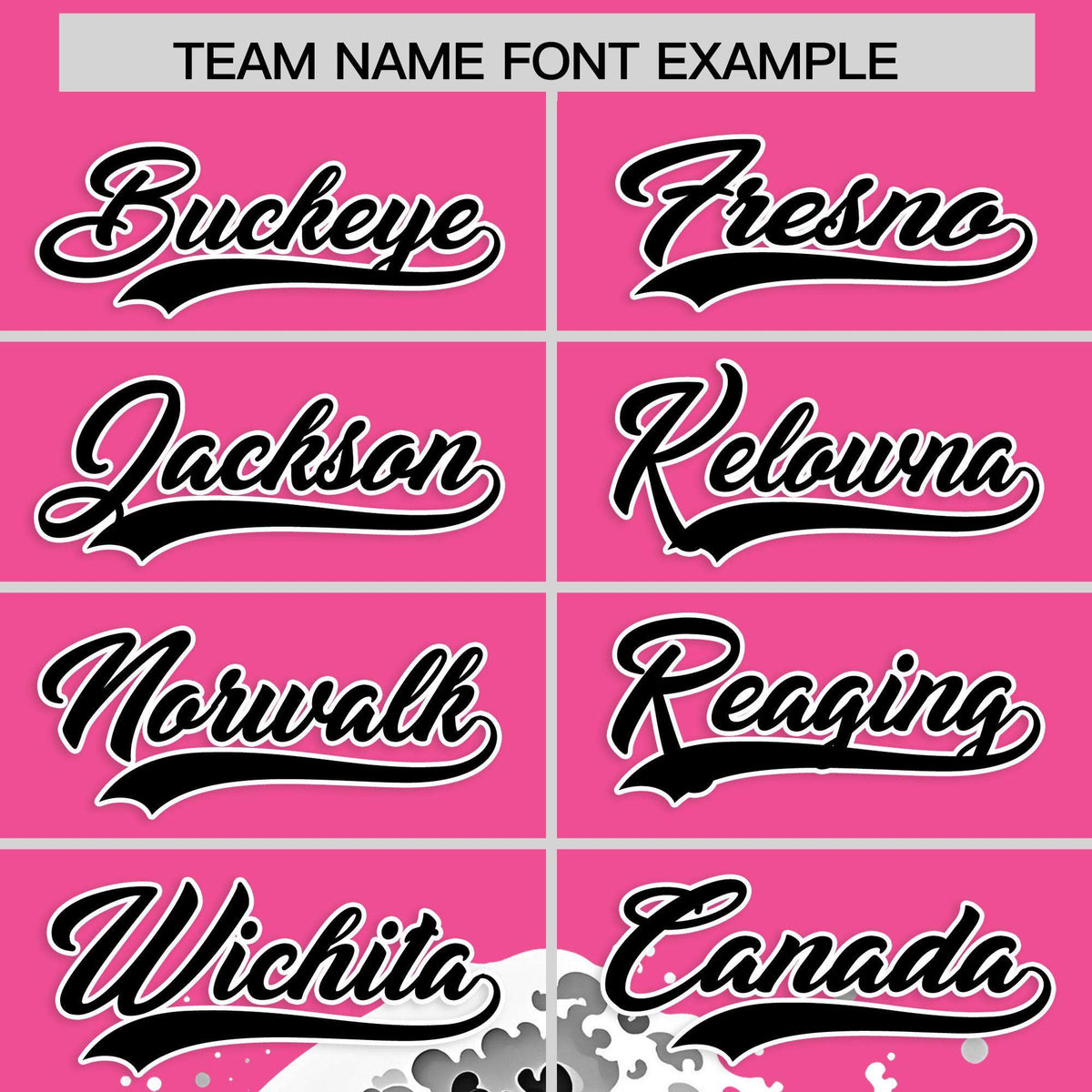 Custom Pink Wave Graffiti Pattern Authentic Baseball Jersey| KXKSHOP