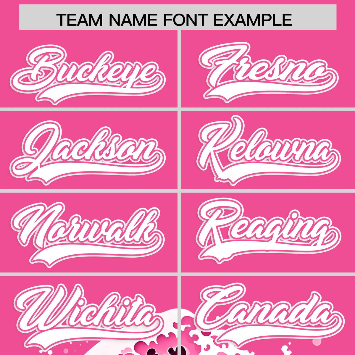 Custom Pink Wave Graffiti Pattern Authentic Baseball Jersey| KXKSHOP