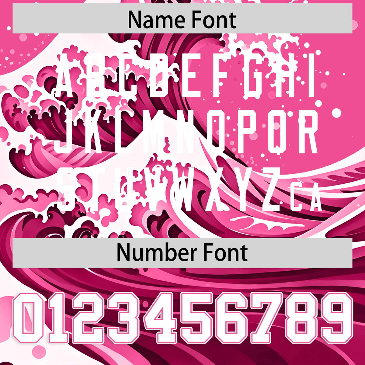 Custom Pink Wave Graffiti Pattern Authentic Baseball Jersey| KXKSHOP