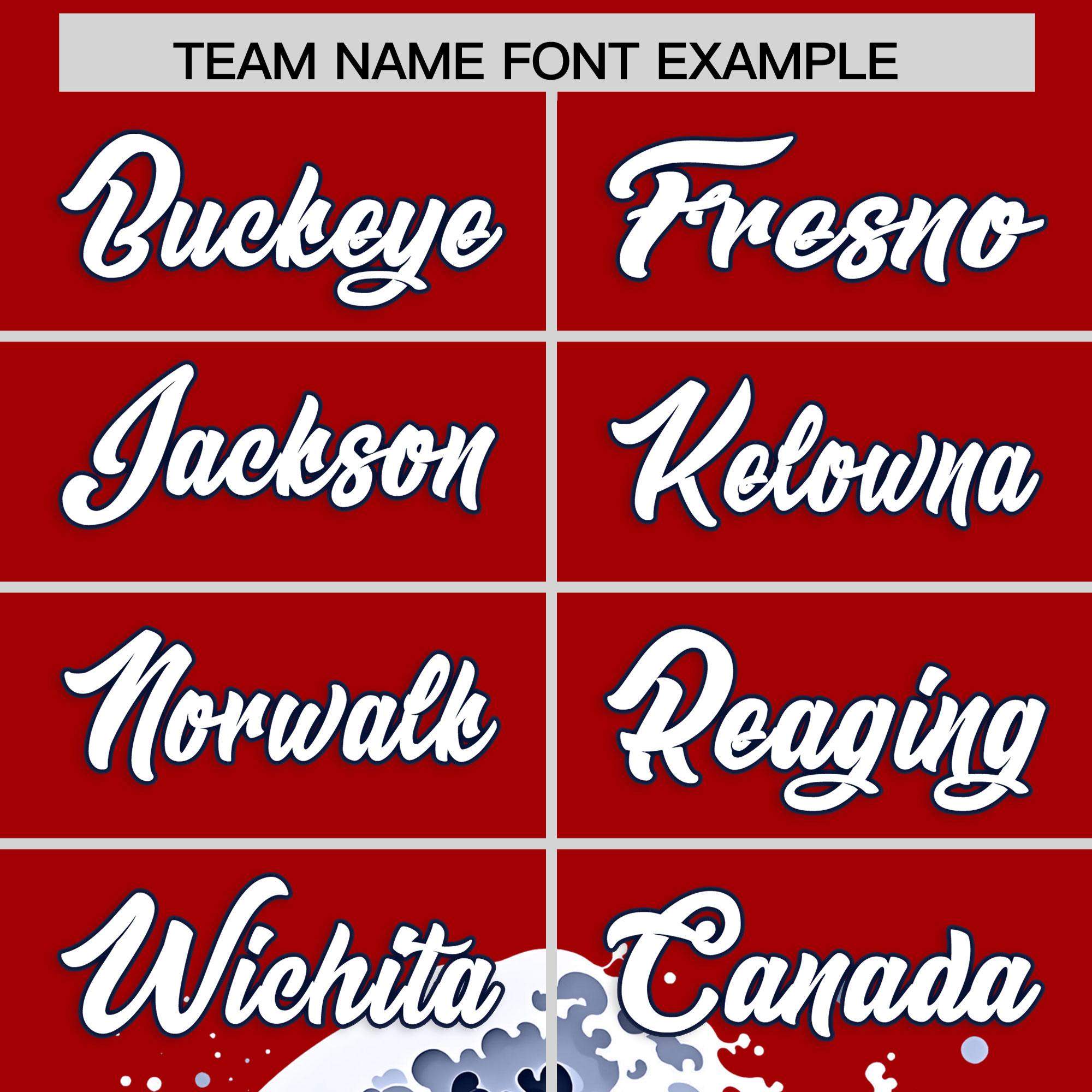 Custom Red Wave Graffiti Pattern Authentic Baseball Jersey | KXKSHOP