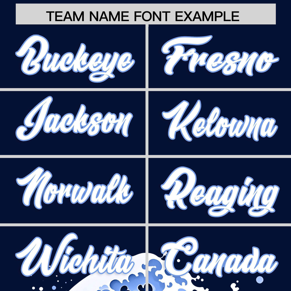 Custom Navy Wave Graffiti Pattern Authentic Baseball Jersey| KXKSHOP