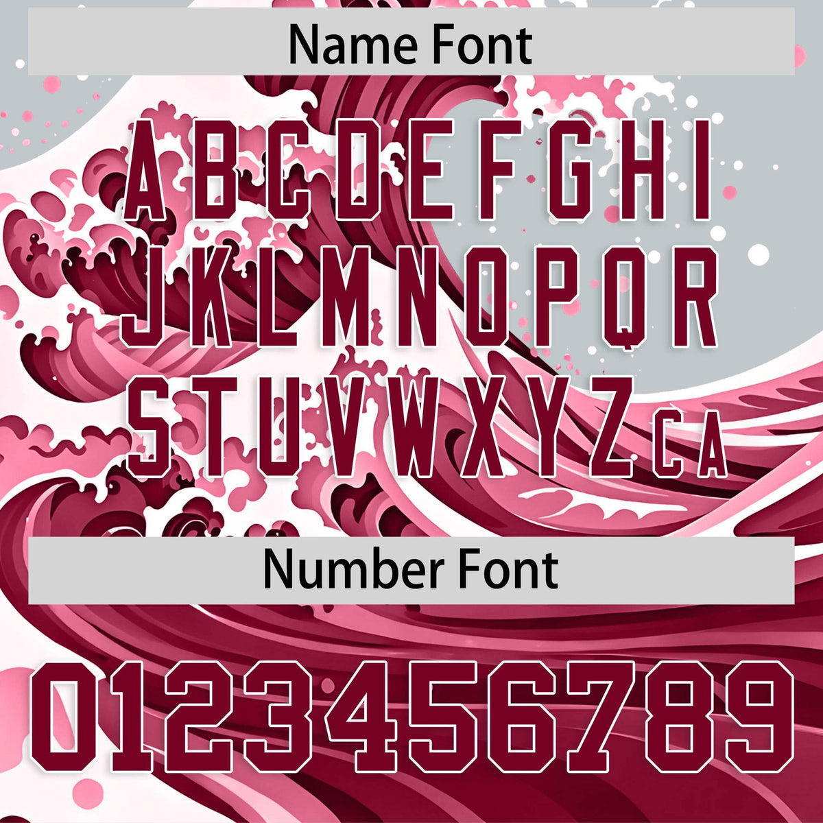 Custom Silver Wave Graffiti Pattern Authentic Baseball Jersey| KXKSHOP