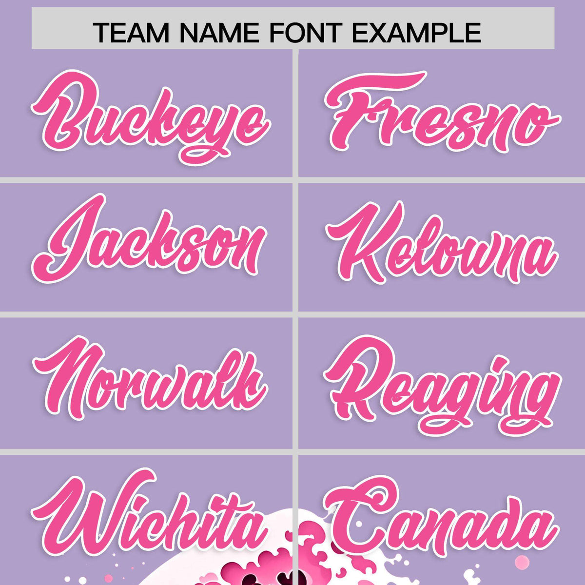 Custom Light Purple Wave Graffiti Pattern Authentic Baseball Jersey| KXKSHOP