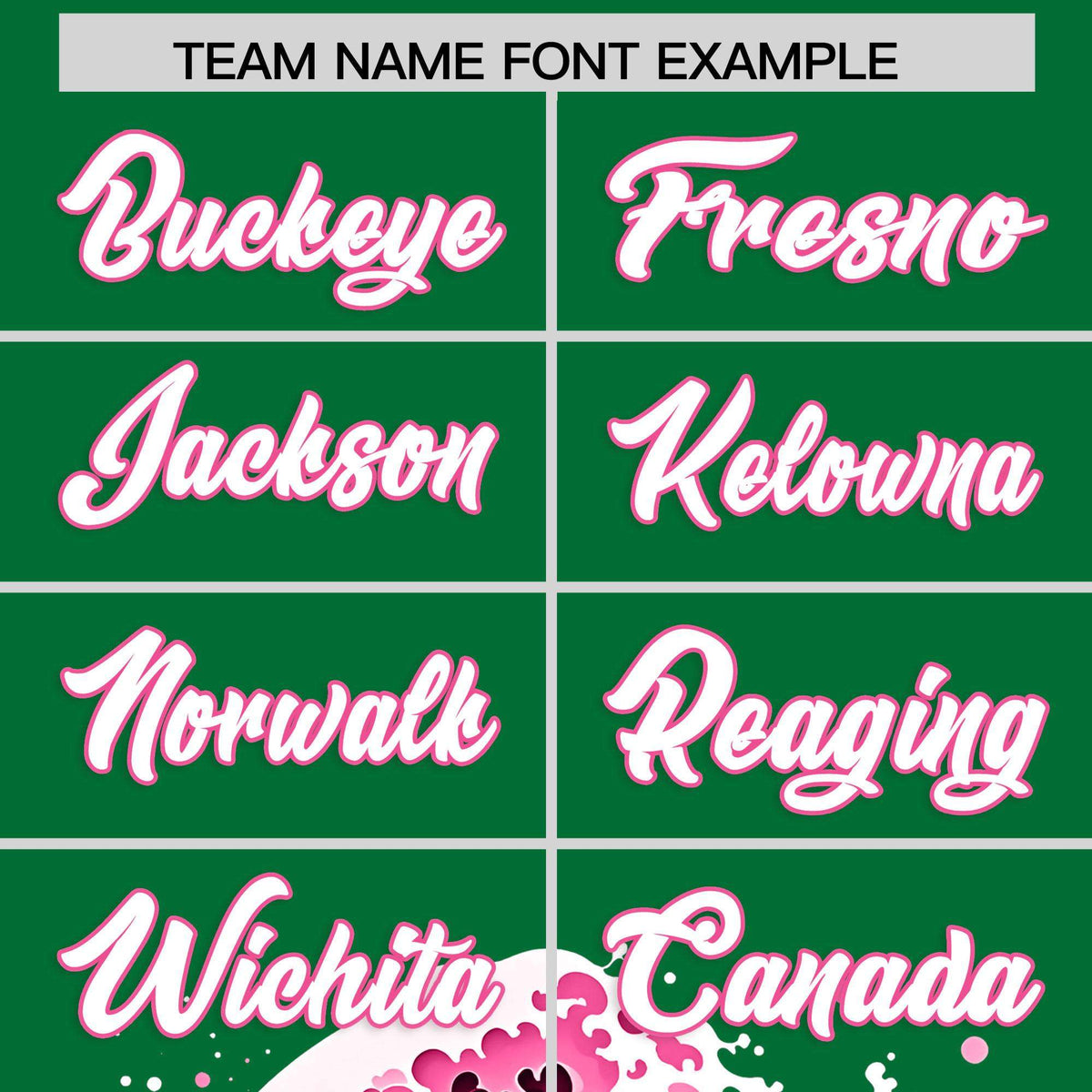 Custom Kelly Green Wave Graffiti Pattern Authentic Baseball Jersey| KXKSHOP