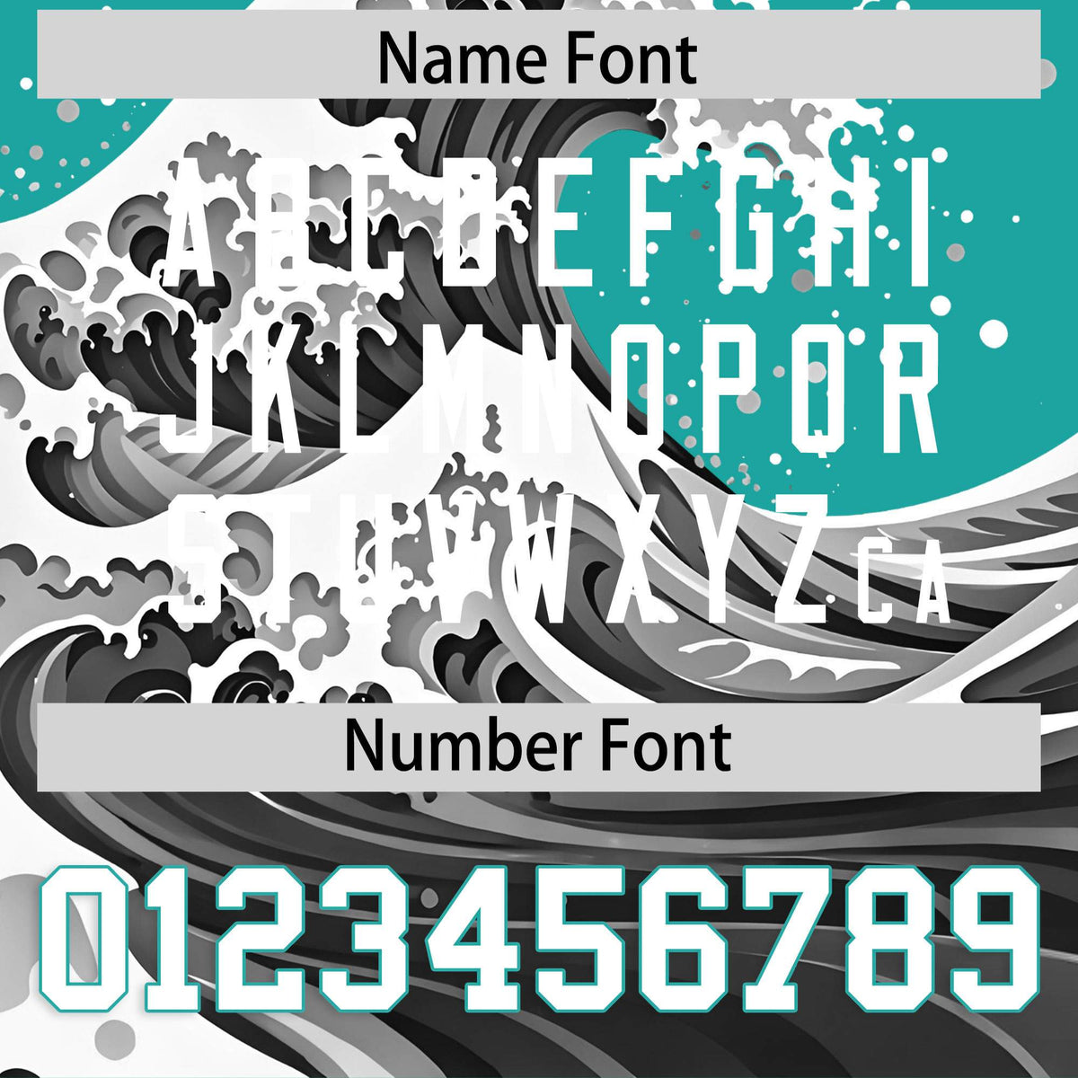 Custom Aqua Wave Graffiti Pattern Authentic Baseball Jersey| KXKSHOP