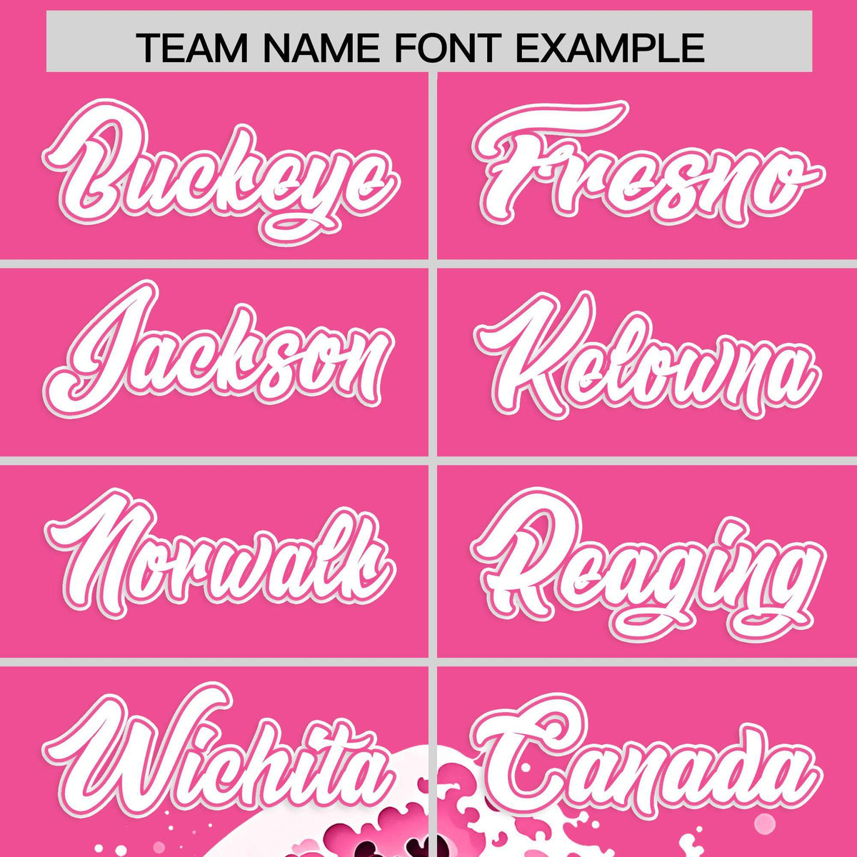 Custom Pink Wave Graffiti Pattern Authentic Baseball Jersey| KXKSHOP