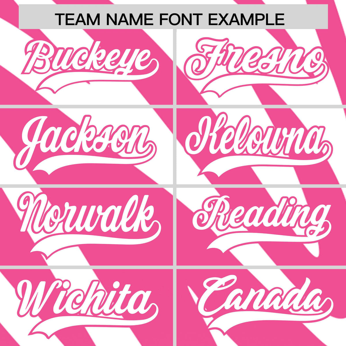 Custom Pink White Tiger Stripe Gradient Animal Print Personalized Team Shirt Baseball Jersey