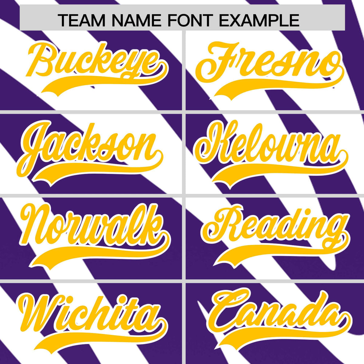 Custom Purple White Tiger Stripe Gradient Animal Print Personalized Team Shirt Baseball Jersey