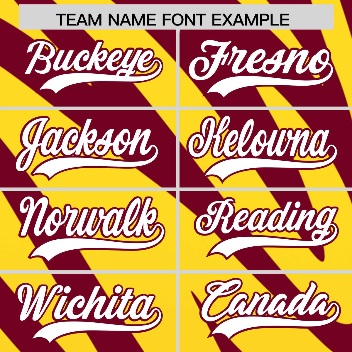 Custom Crimson Gold Tiger Stripe Gradient Animal Print Personalized Team Shirt Baseball Jersey