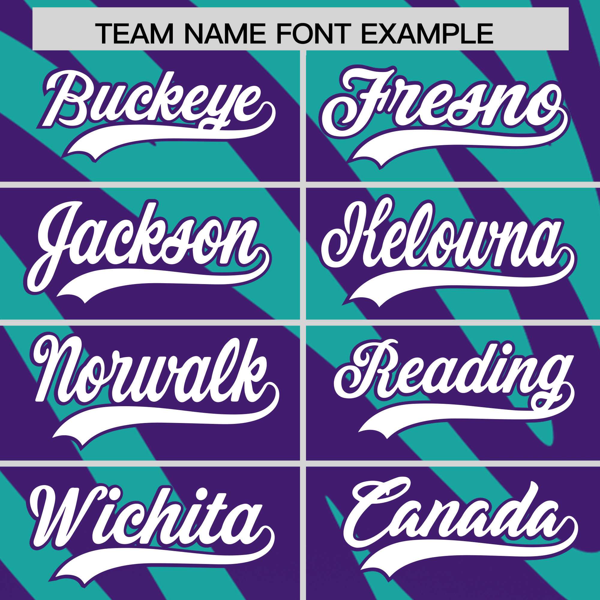 Custom Aqua Purple Tiger Stripe Gradient Animal Print Personalized Team Shirt Baseball Jersey