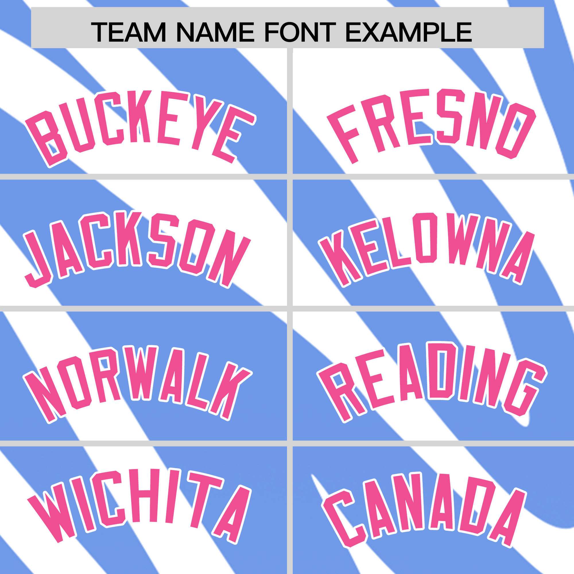 Custom Light Blue White Tiger Stripe Gradient Animal Print Personalized Team Shirt Baseball Jersey